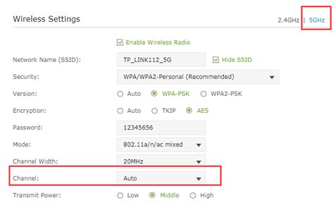 how to hnge chanel on wirless router|tp link change channel width.